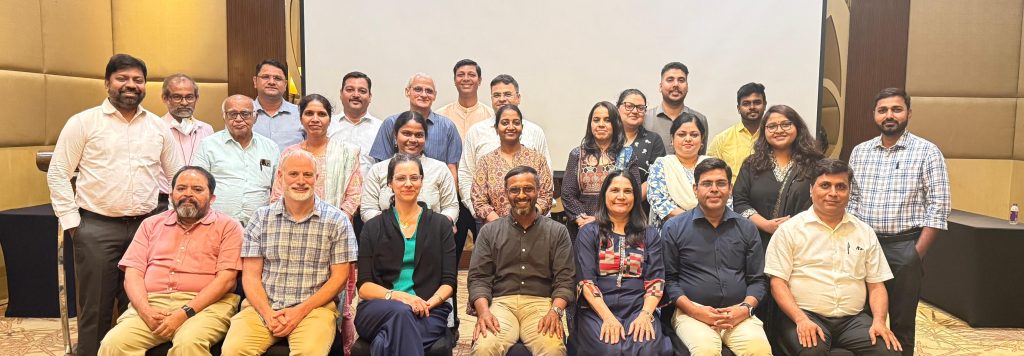 Photo of the TFSI team at the pre-launch workshop in Chennai