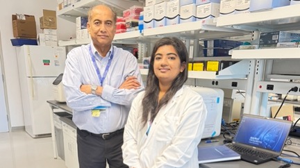 Ranjan Perera (left) and Sri Amruthaa